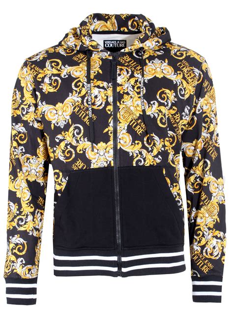 versace replica hoodie|versace zip up hoodie.